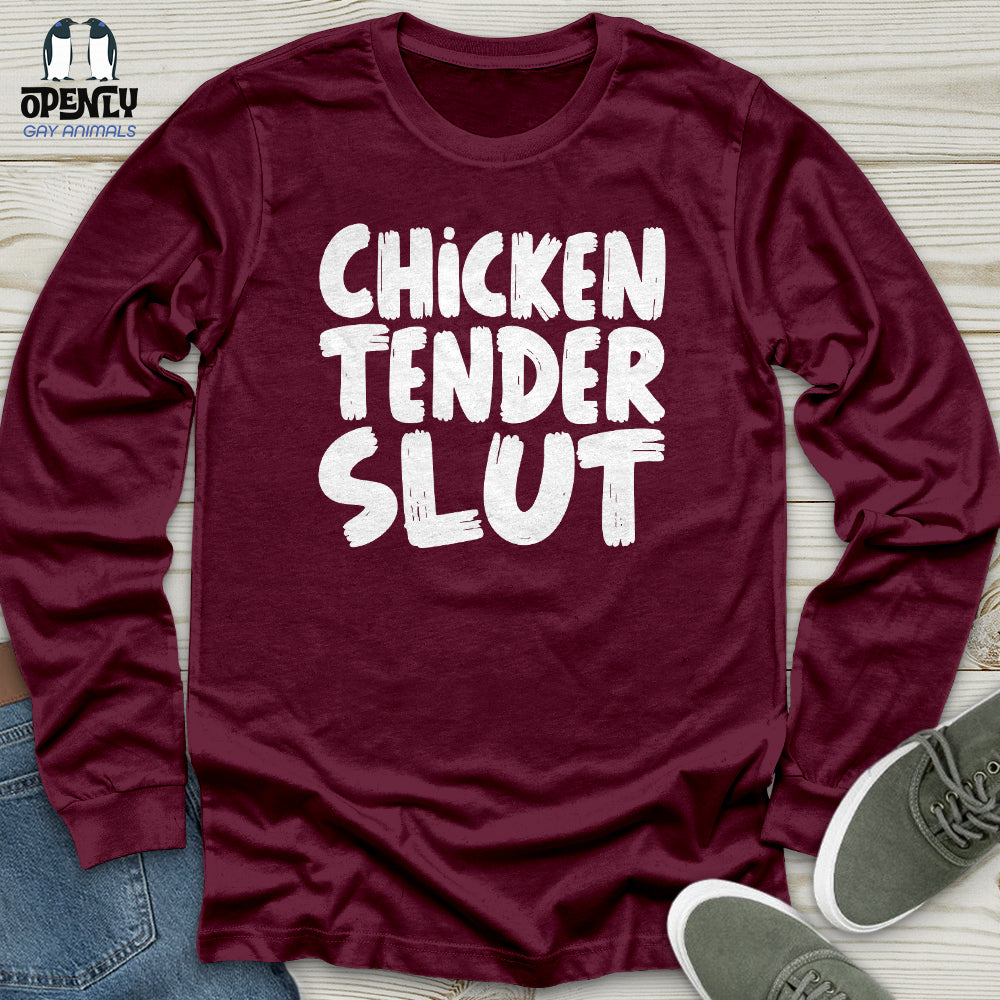 Chicken Tender Slut Unisex Long Sleeve Tee