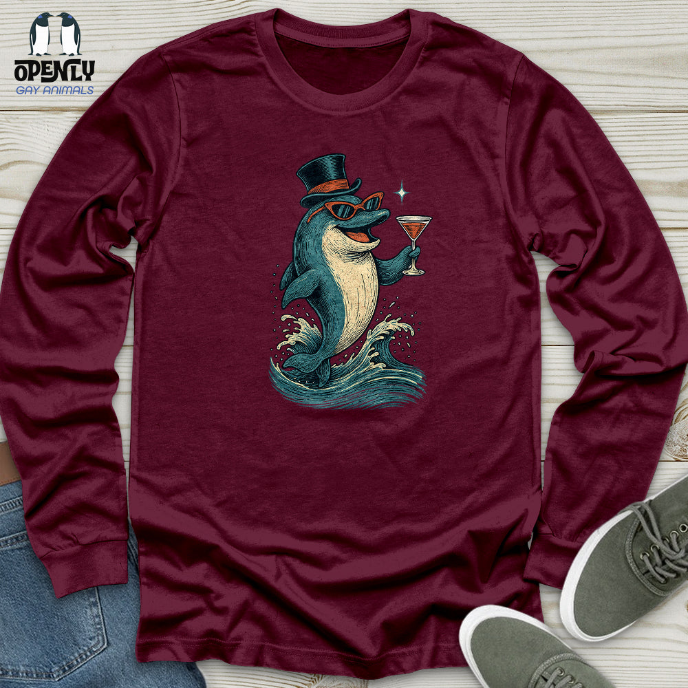 Party Dolphin Unisex Long Sleeve Tee