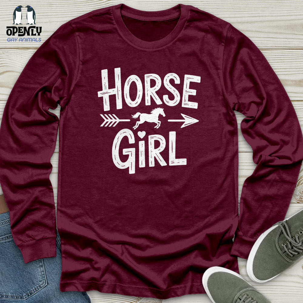 Horse Girl Unisex Long Sleeve Tee