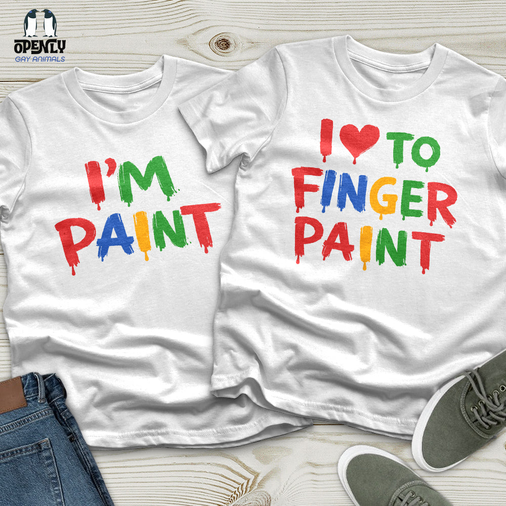 I'm Paint Female Couple T-Shirt