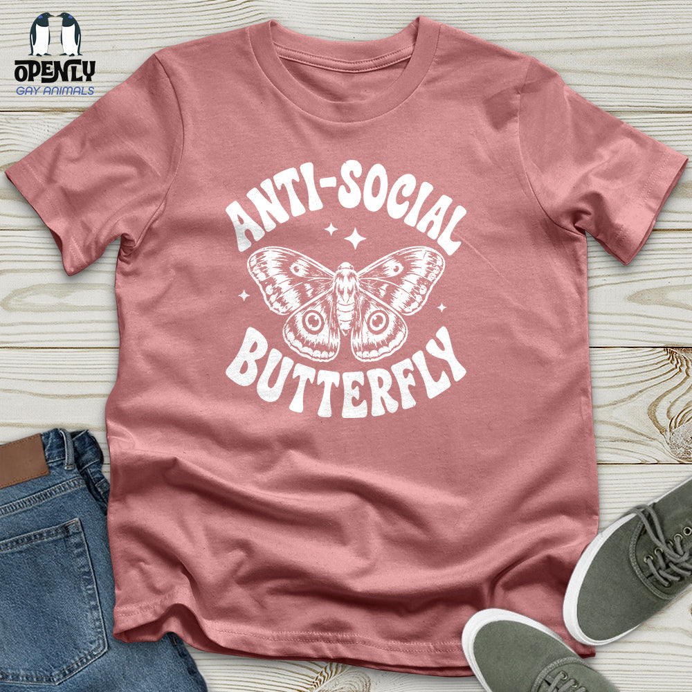 Anti-Social Butterfly Unisex T-Shirt
