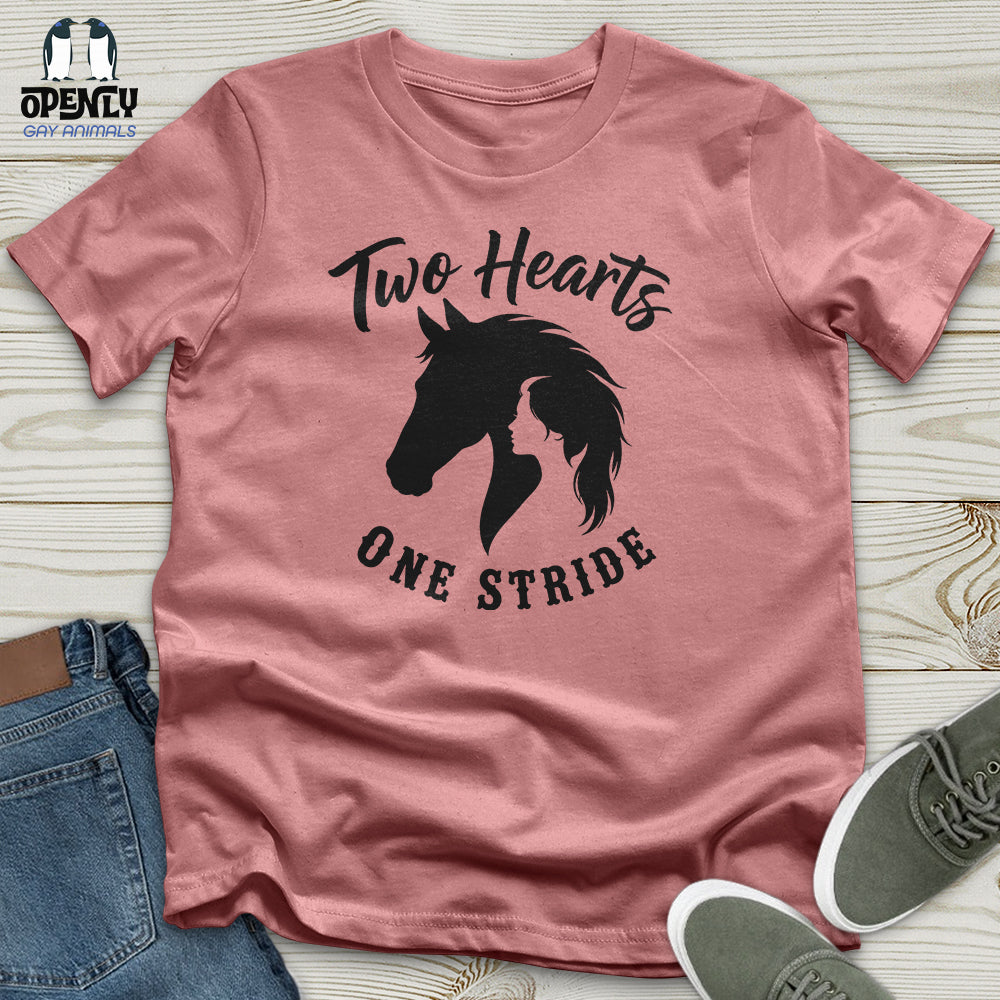 Two Hearts One Stride Unisex T-Shirt