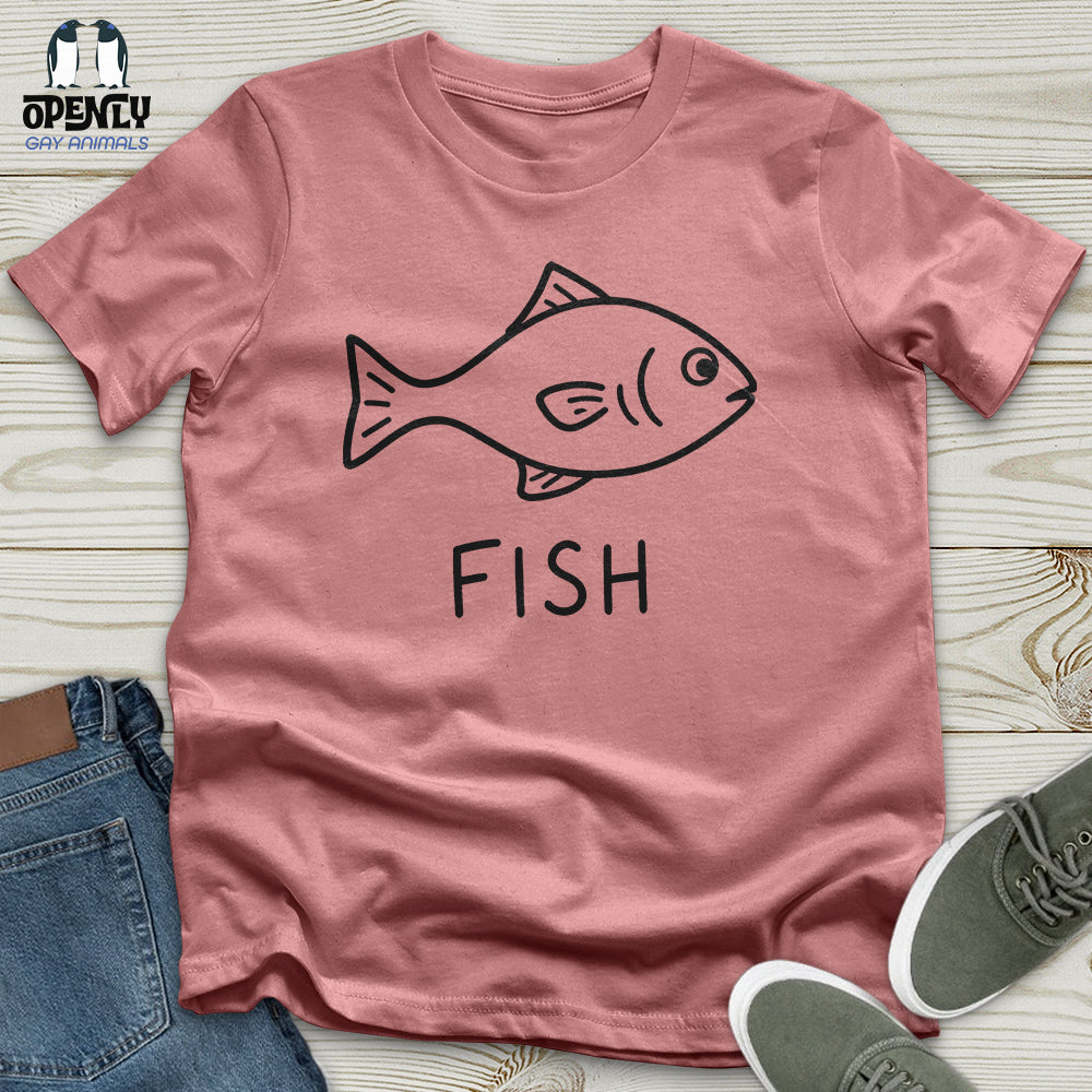 Minimalist Fish Unisex T-Shirt