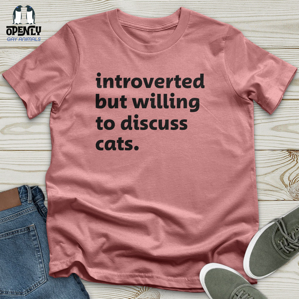 Introverted - Black Unisex T-Shirt