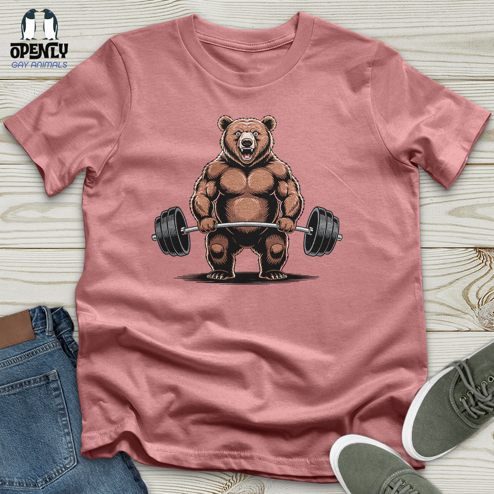 Bear Dumbbelling Unisex T-Shirt