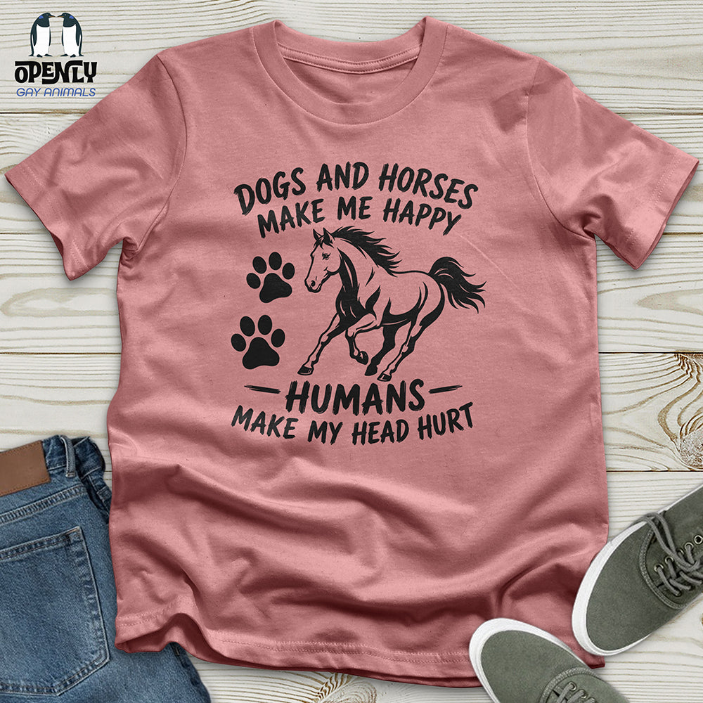 Humans Make My Head Hurt Unisex T-Shirt