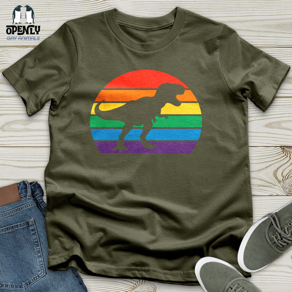 Rainbow Dinosaur T-Rex Unisex T-Shirt