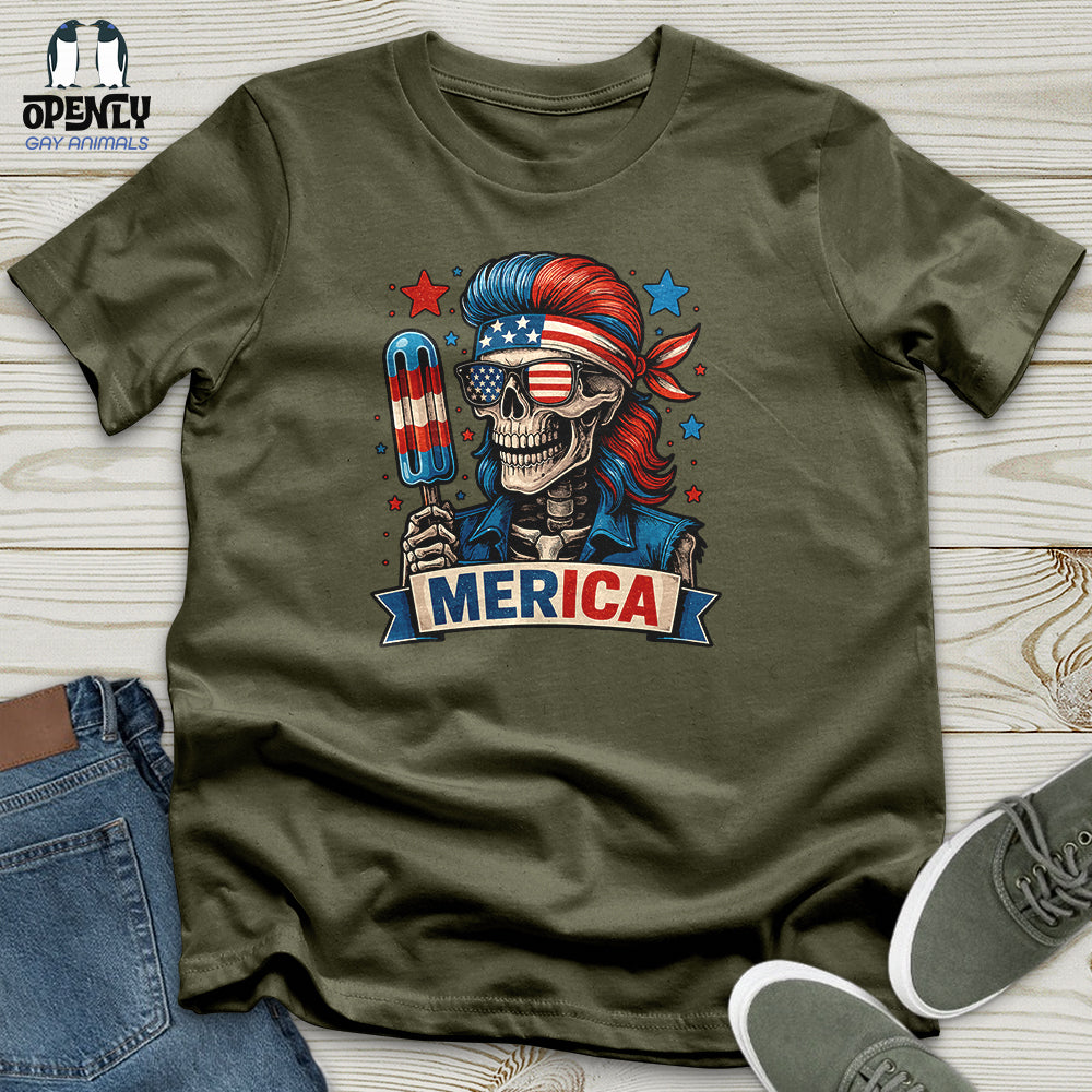 Merica Skull Unisex T-Shirt