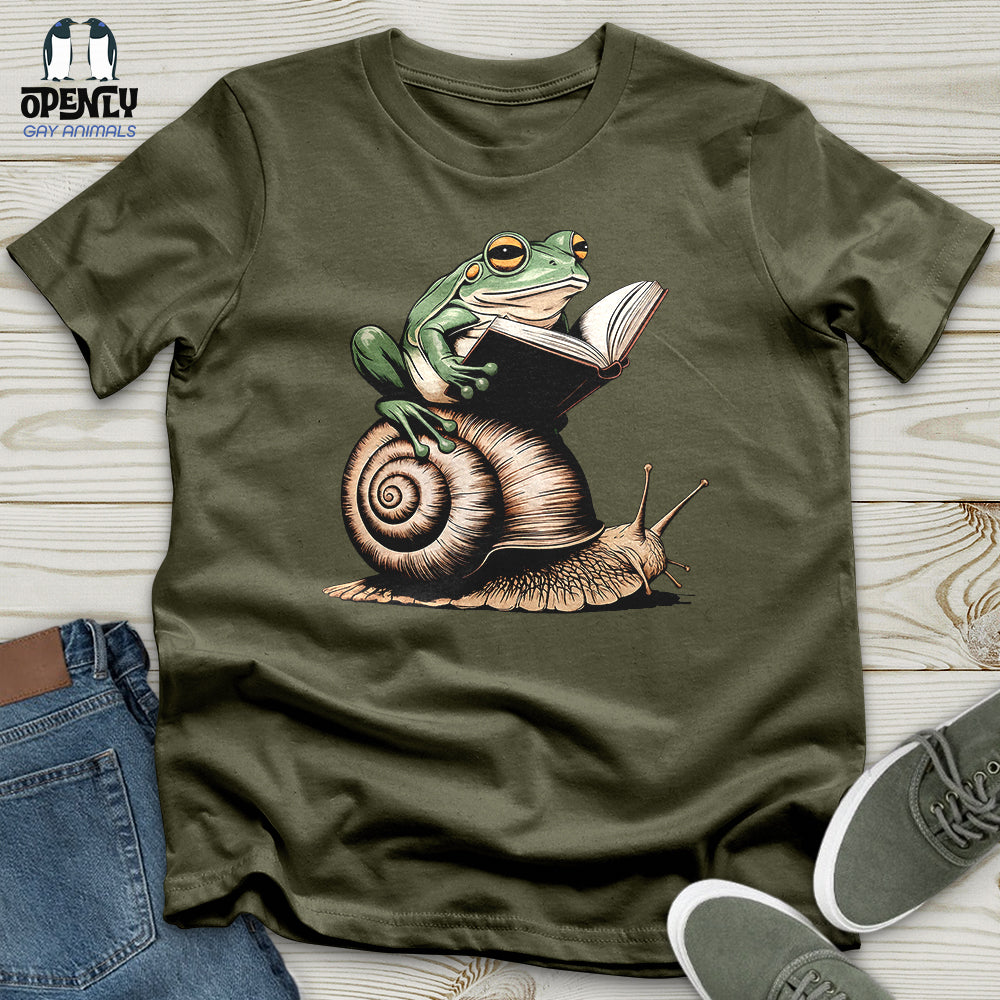 Frog Riding Sanil Unisex t-shirt