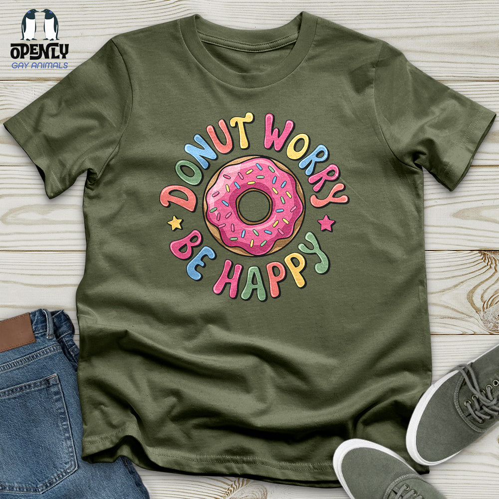 Donut Worry Be Happy Softstyle Tee