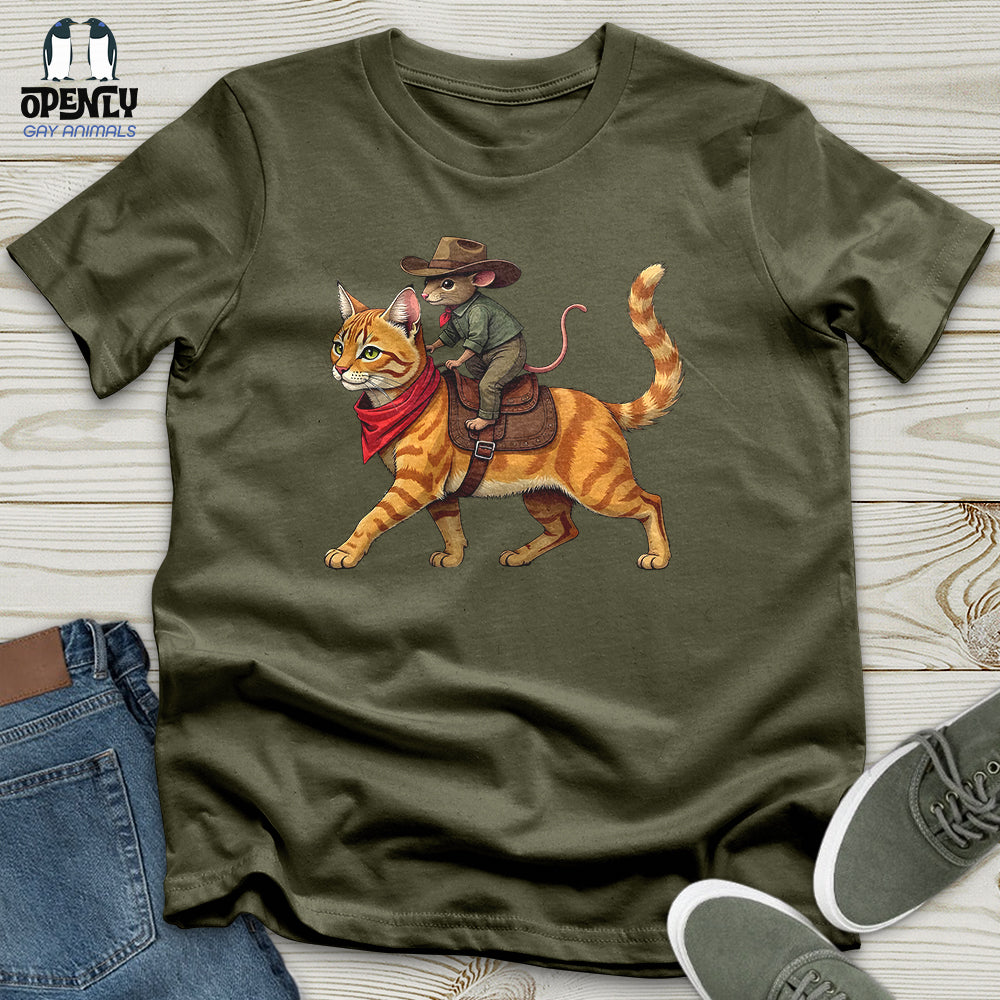 Sheriff Whiskers & the Saddle Mouse Unisex T-Shirt