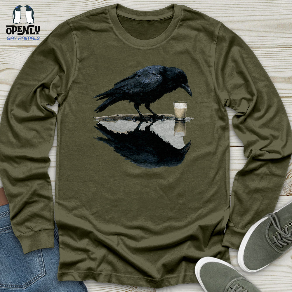 Raven Reflection Unisex Long Sleeve Tee