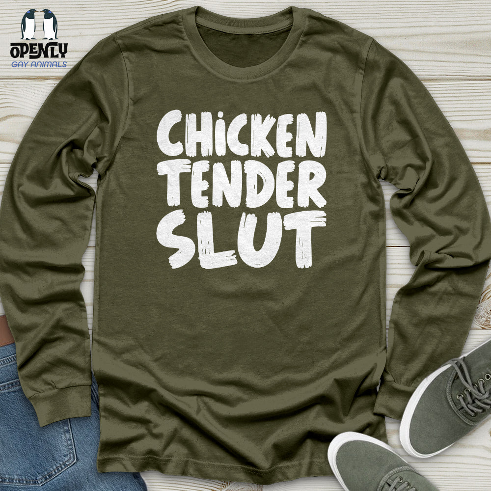 Chicken Tender Slut Unisex Long Sleeve Tee