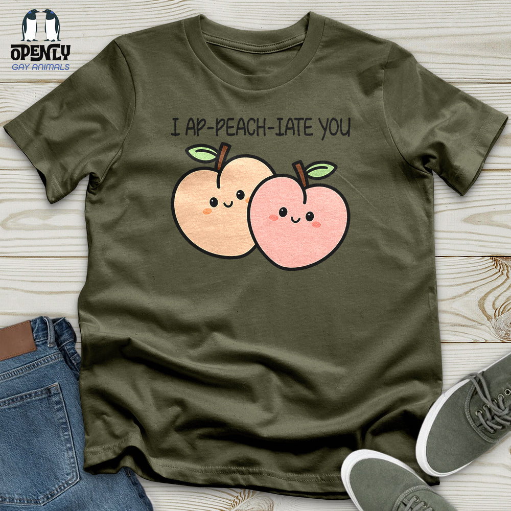 I Ap Peach Iate You Unisex T-Shirt