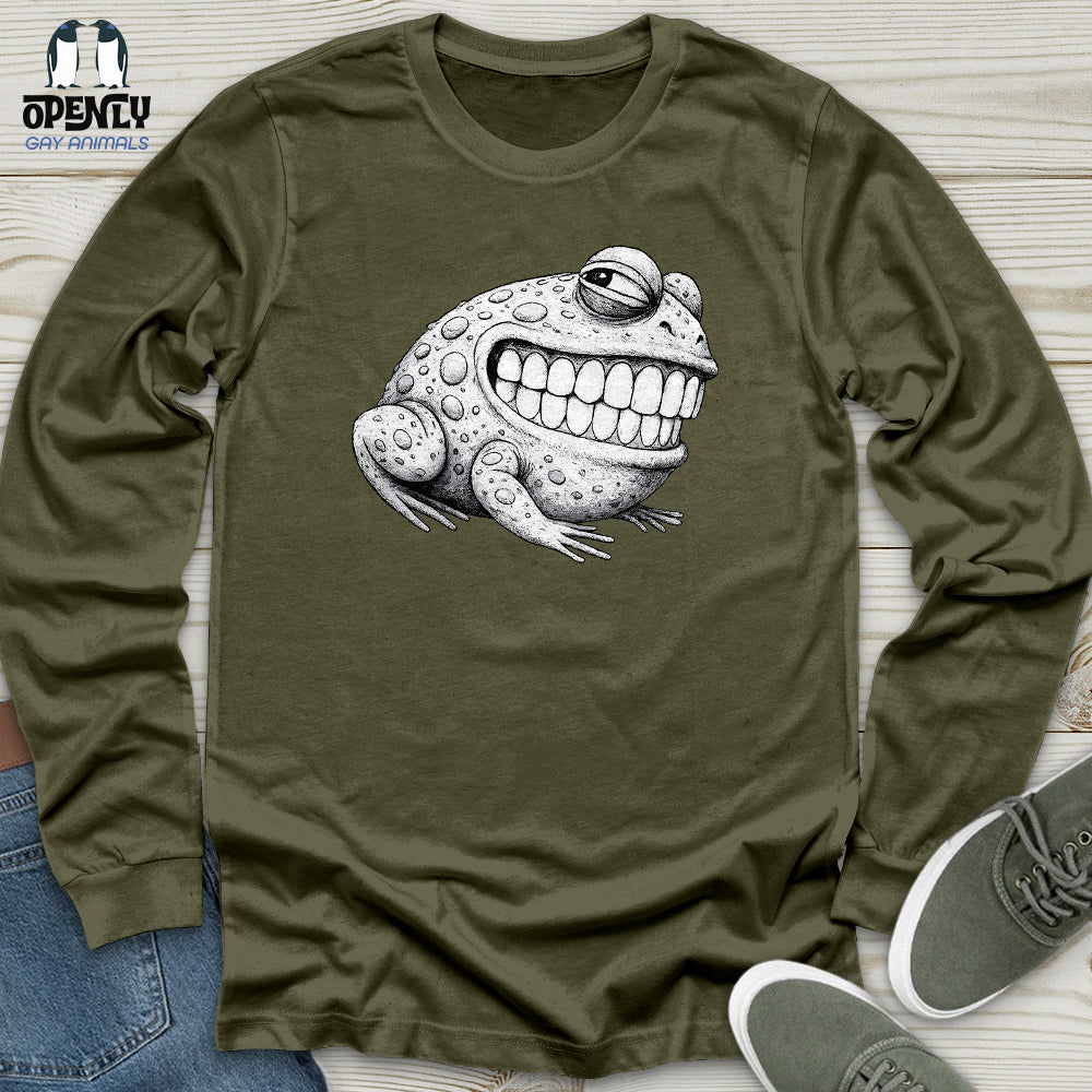Creepy Frog Unisex Long Sleeve Tee