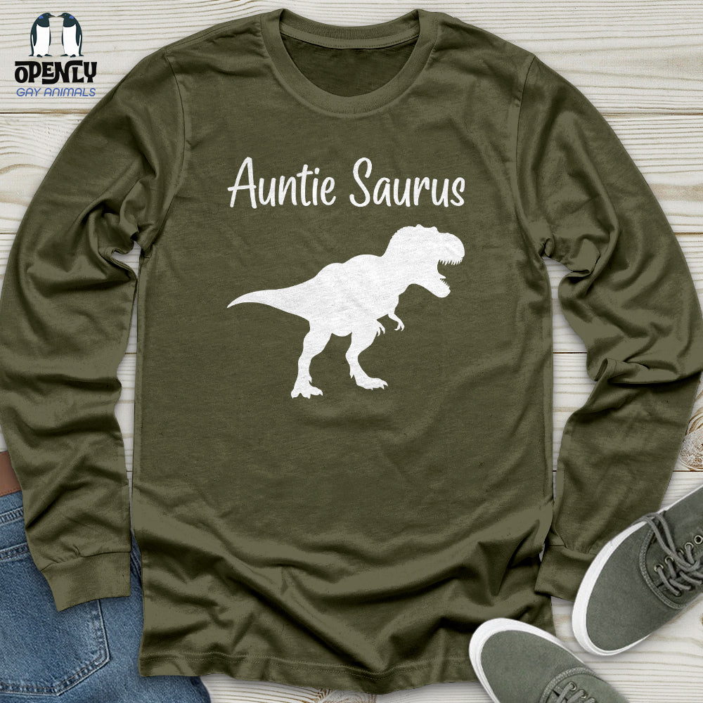 Auntie Saurus Unisex Long Sleeve Tee