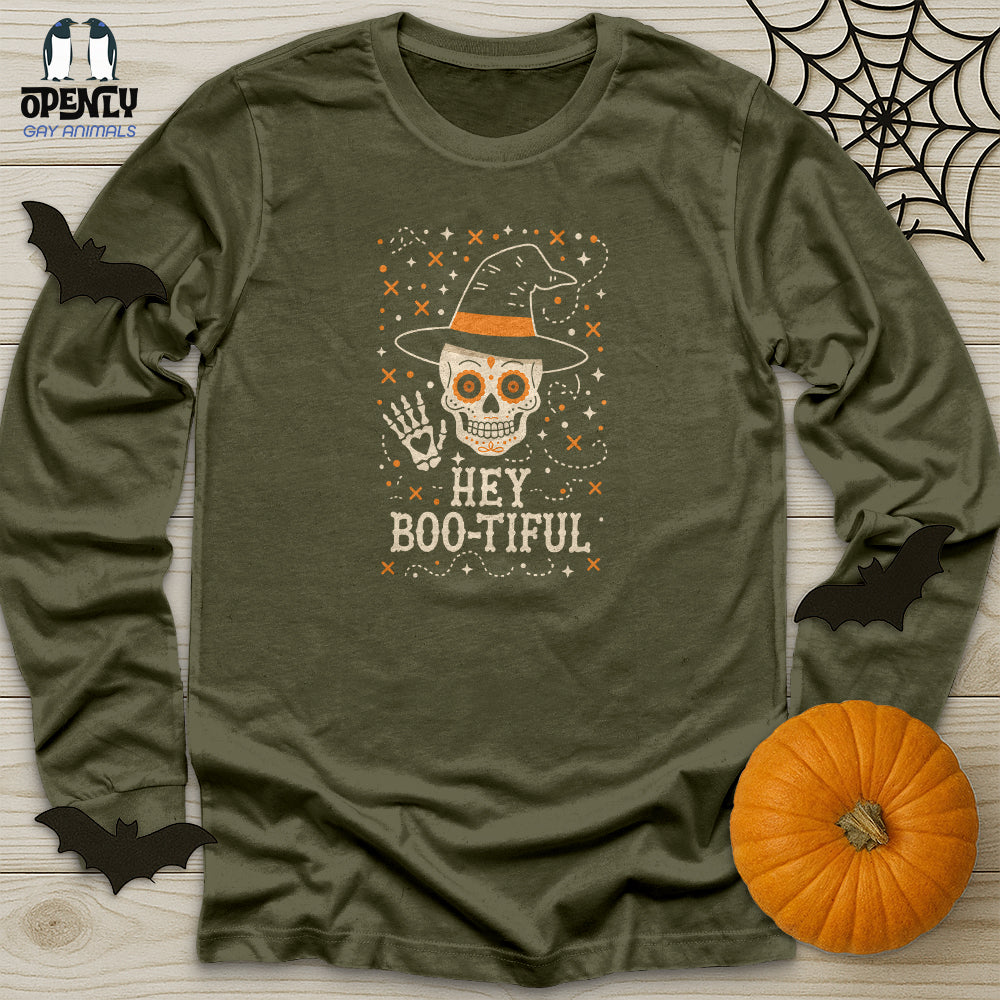Hey Boo-tiful Unisex Long Sleeve Tee