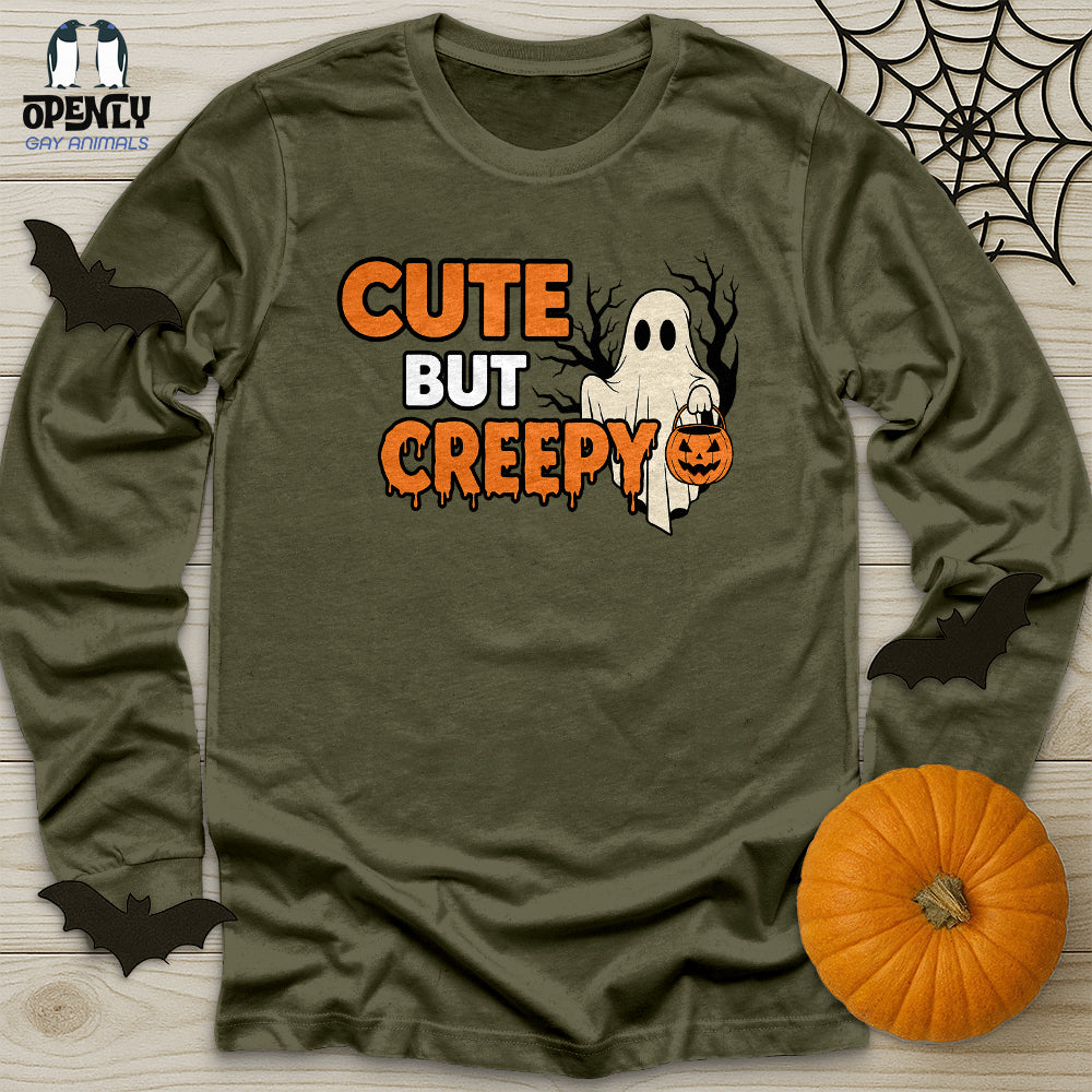 Cute but Creepy Unisex Long Sleeve Tee