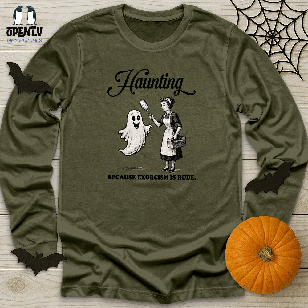 Haunting Unisex Long Sleeve Tee