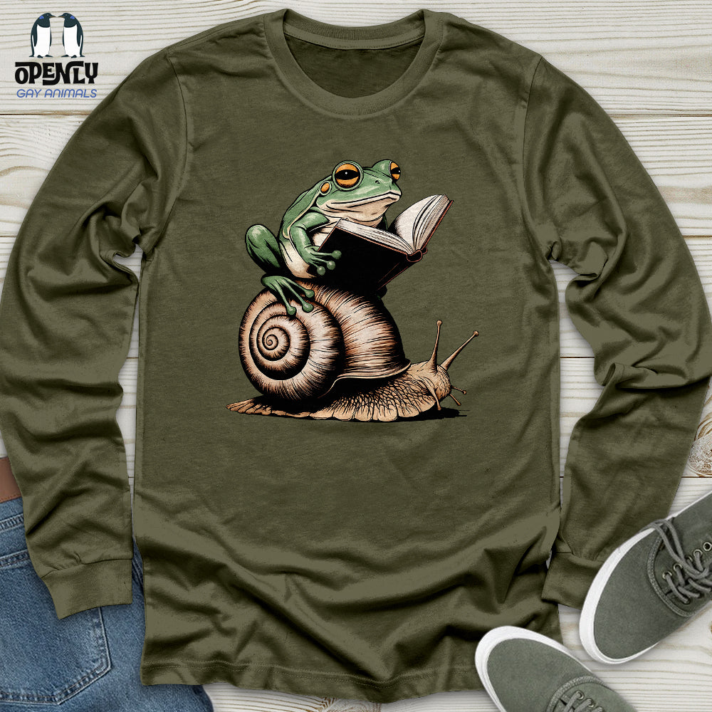 Frog Riding Sanil Unisex Long Sleeve Tee