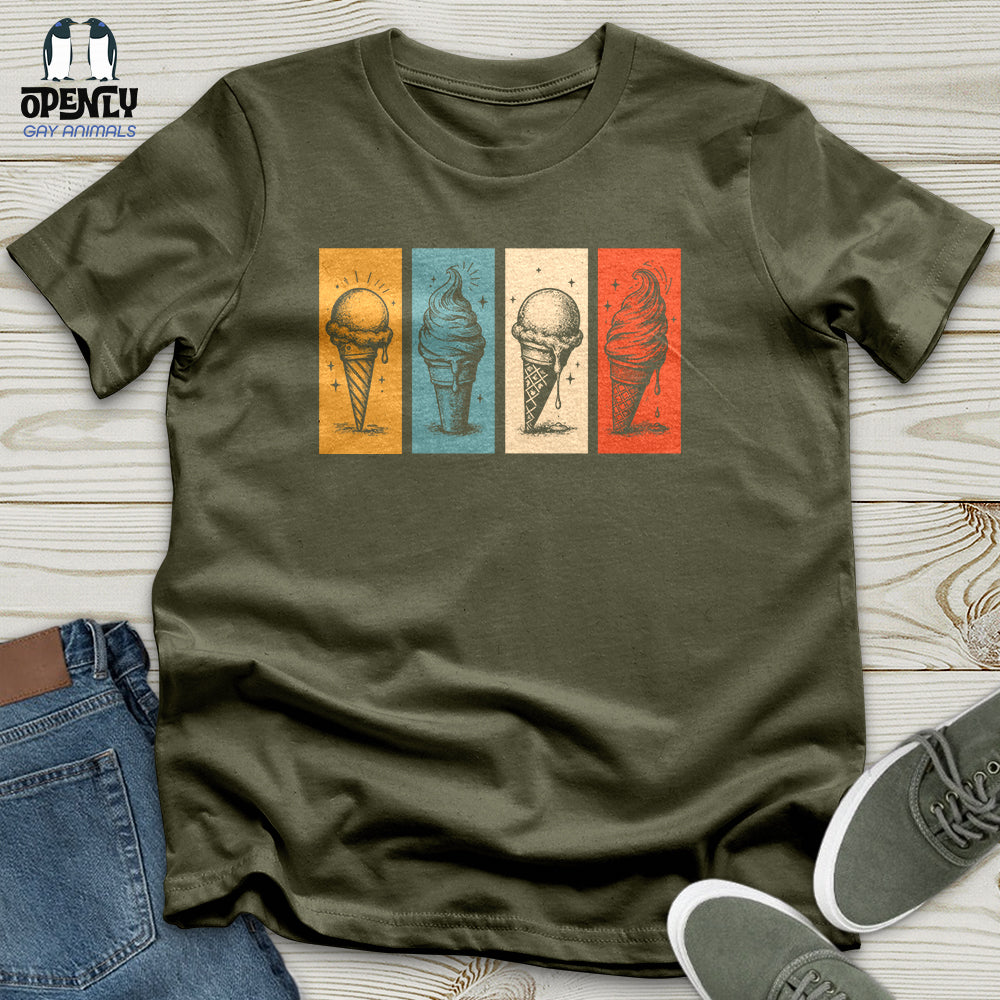 Stained Glass Ice-Cream Unisex T-Shirt