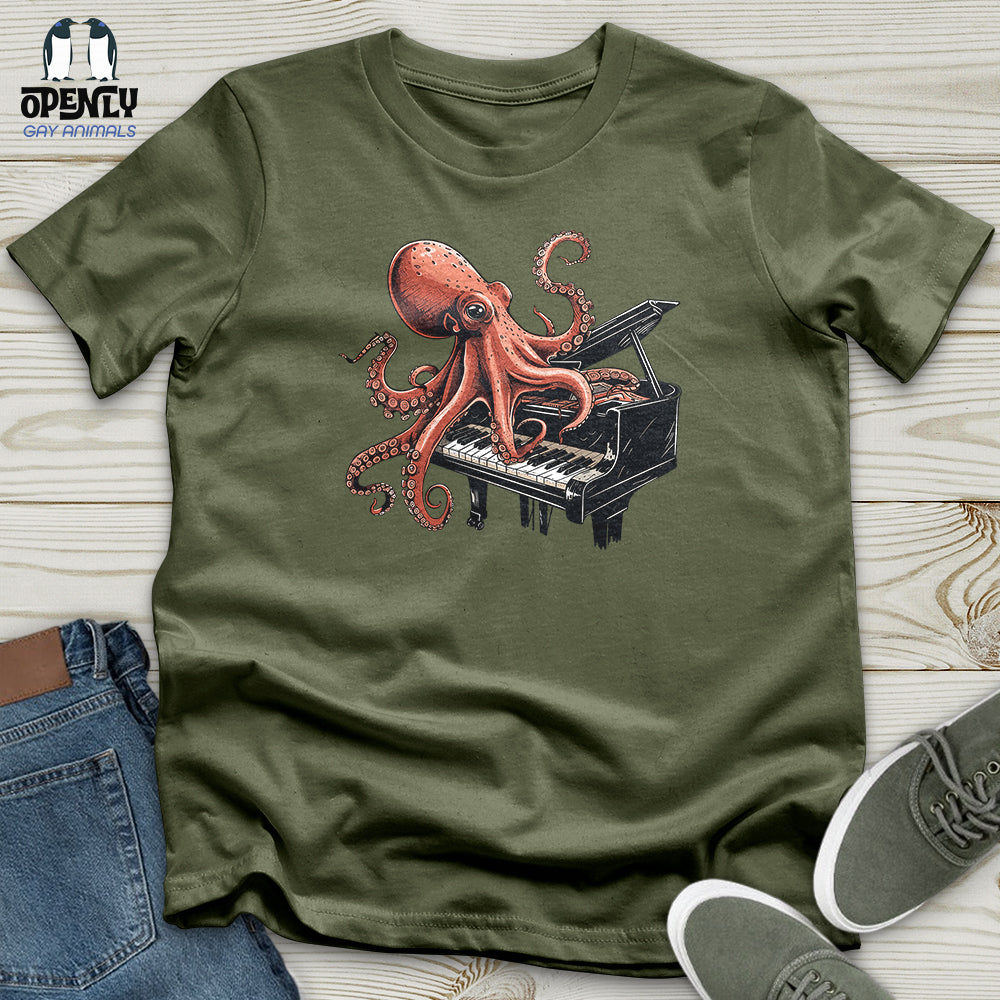 Octopus Piano Melody Softstyle Tee