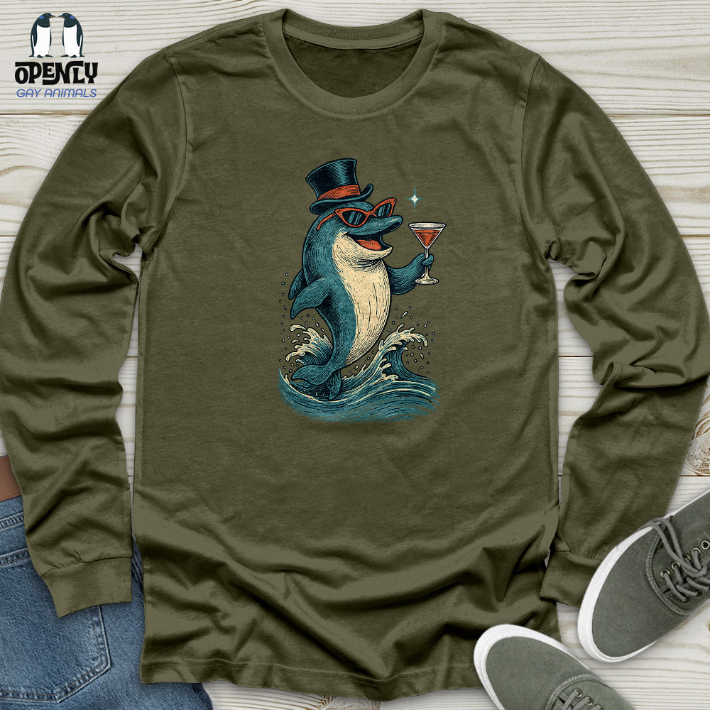 Party Dolphin Unisex Long Sleeve Tee