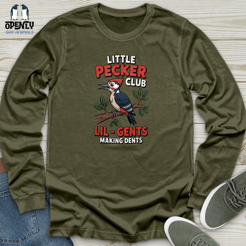 Little Pecker Club Lil - Gents Making Dents Unisex Long Sleeve Tee