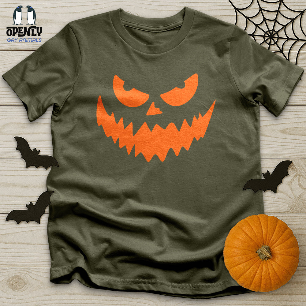 Scary Pumpkin Face Unisex T-Shirt