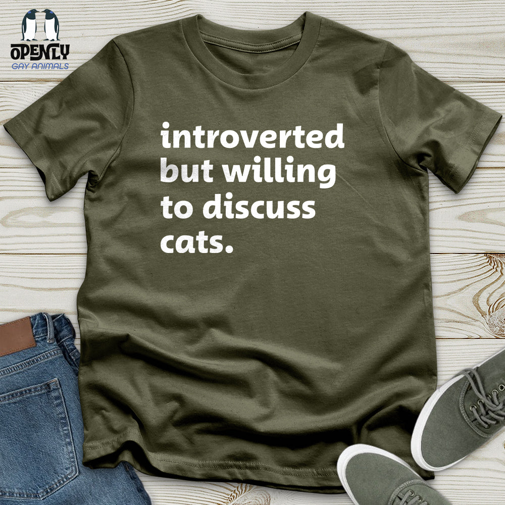 Introverted - White Unisex T-Shirt