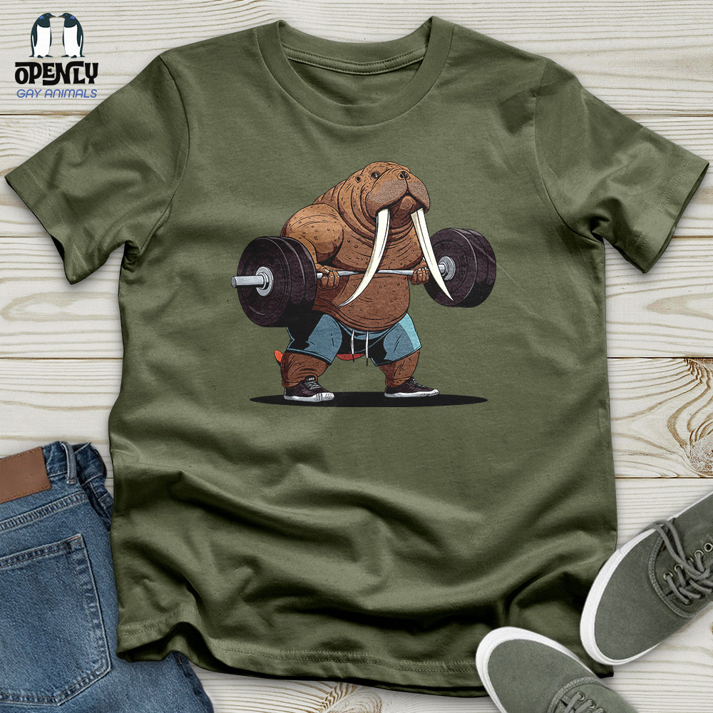 Walrus Weightlifting Champion Softstyle Tee