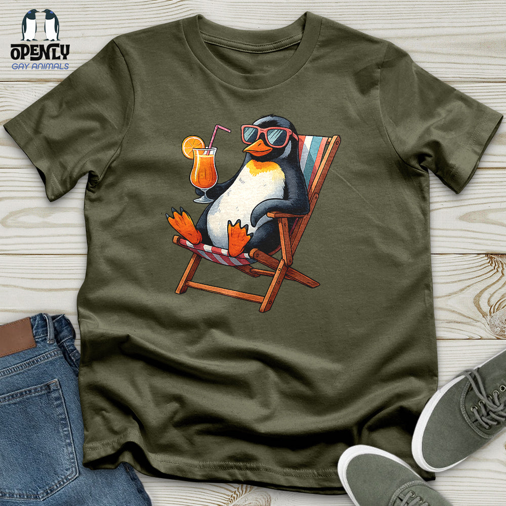 Chillin' Penguin Paradise Unisex T-Shirt