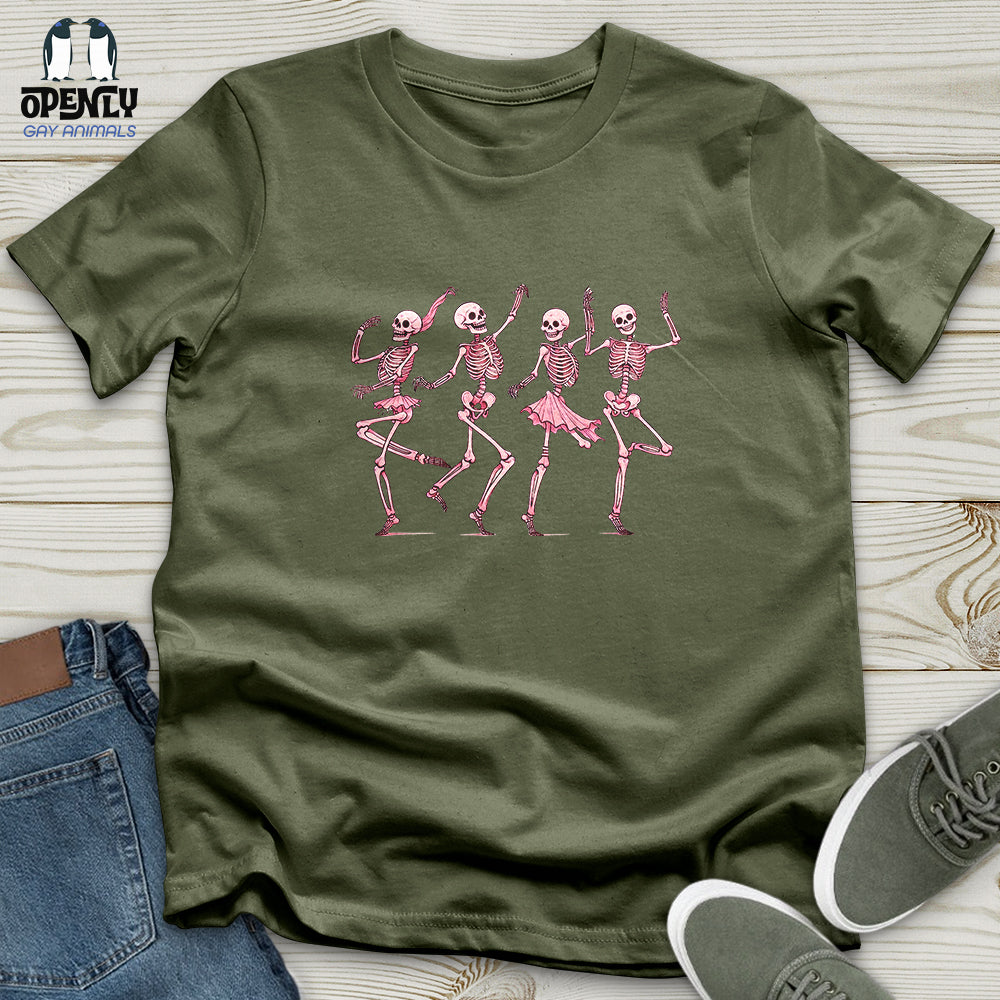 Dancing Pink Skeletons Softstyle Tee