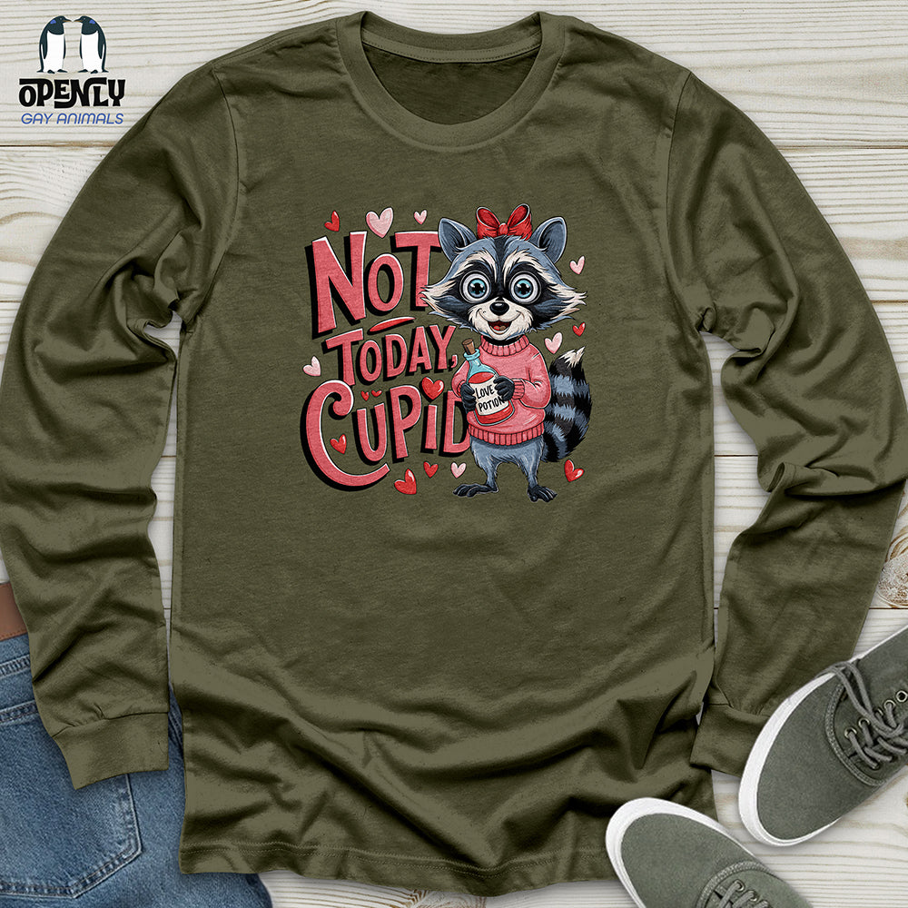 Not Today Cupid Unisex Long Sleeve Tee