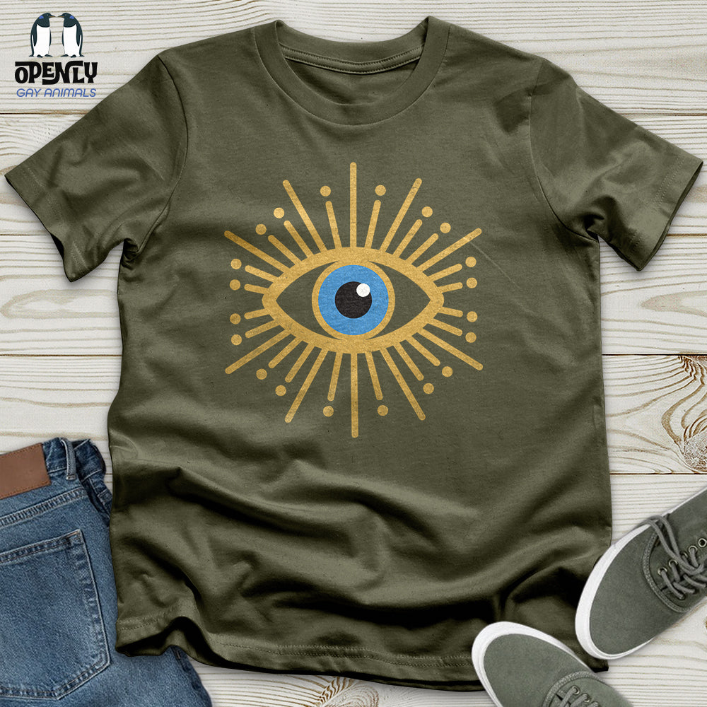 Gold Evil Eye Unisex T-Shirt