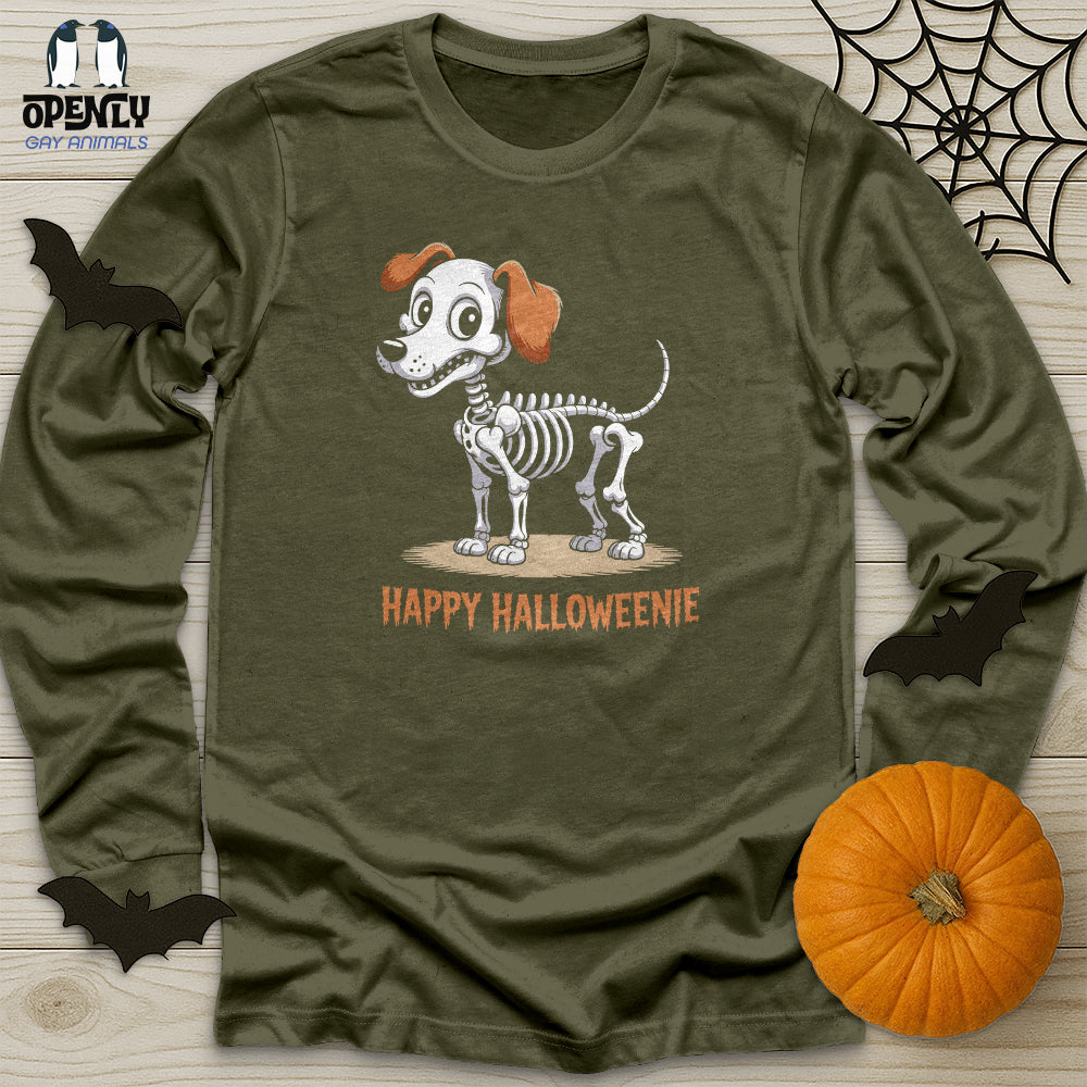 Happy Halloweenie Unisex Long Sleeve Tee