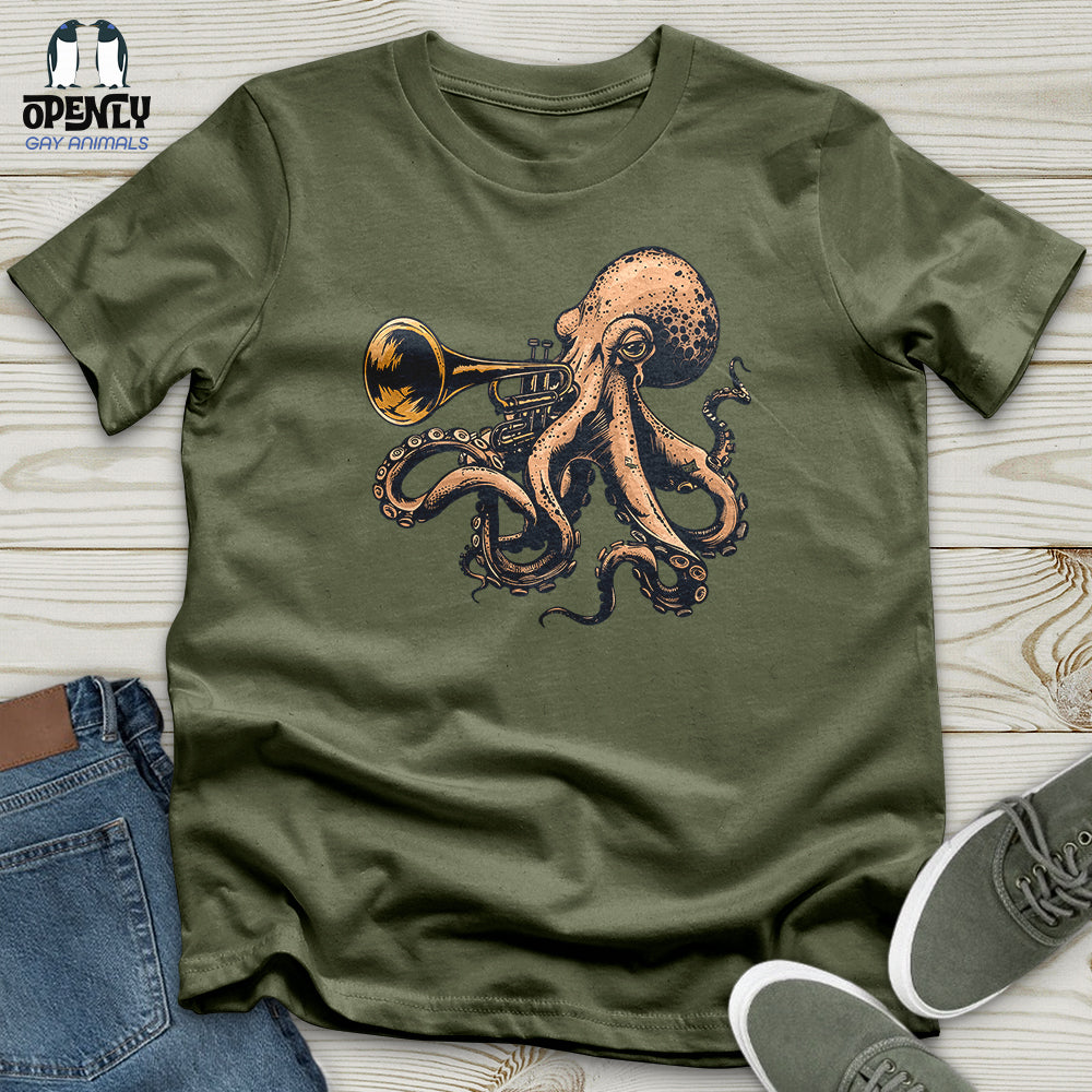Octopus Trumpet Solo Softstyle Tee