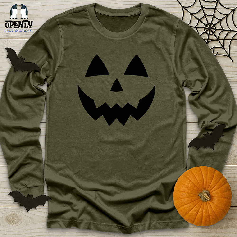 Halloween Pumpkin Shirt Unisex Long Sleeve Tee