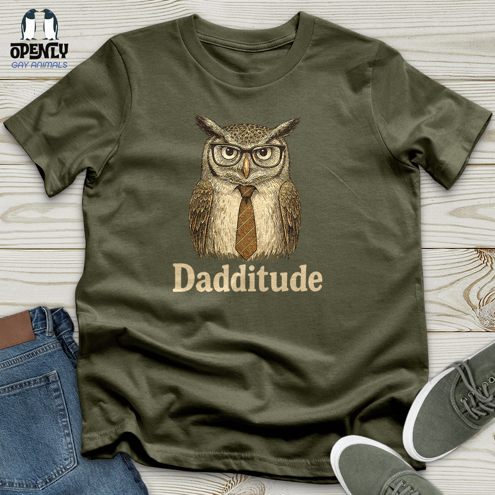 Dadditude Owl Unisex T-Shirt