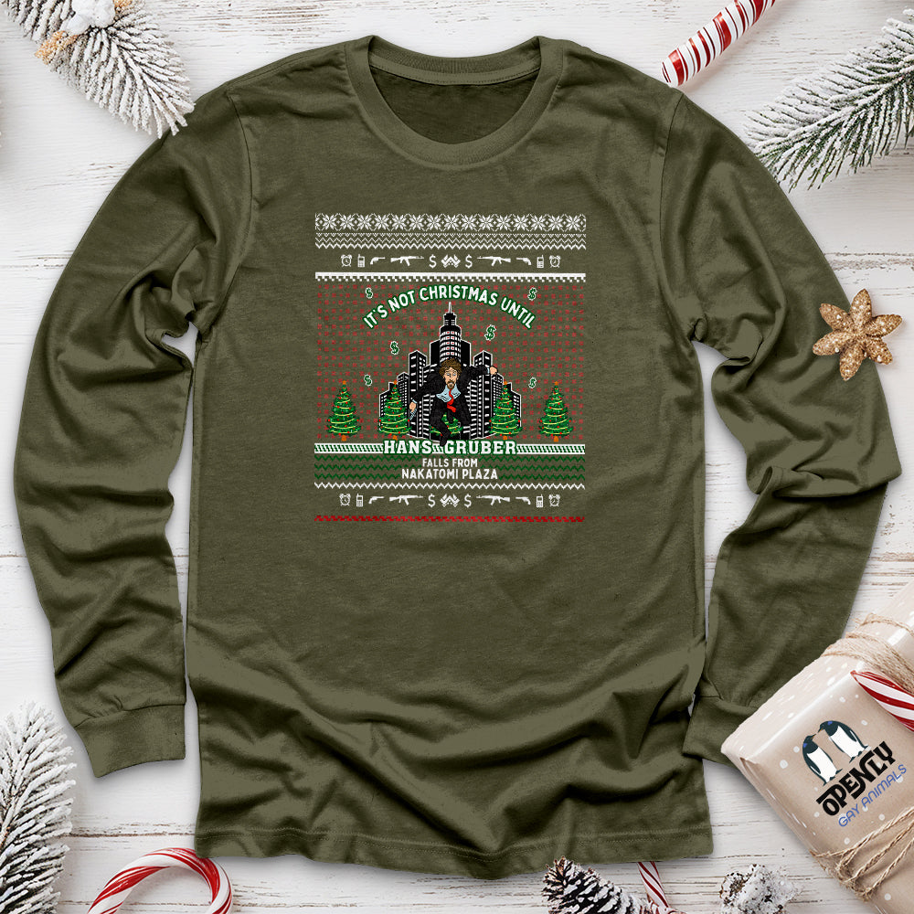 Hans Gruber Unisex Long Sleeve Tee