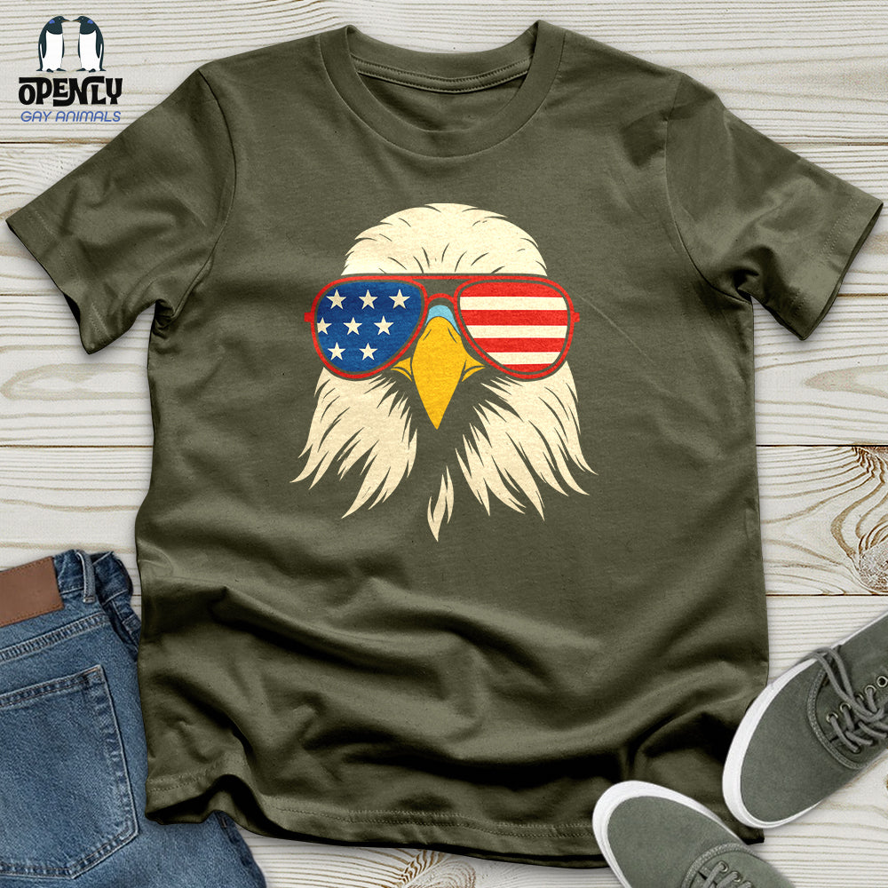 Magnetic American Flag Freedom Eagle USA Unisex T-Shirt