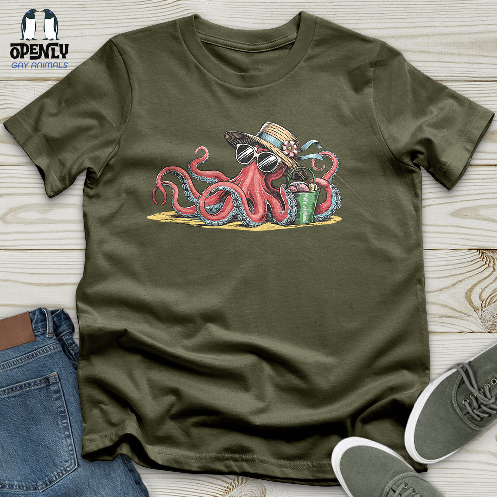 Beach Octopus Unisex T-Shirt
