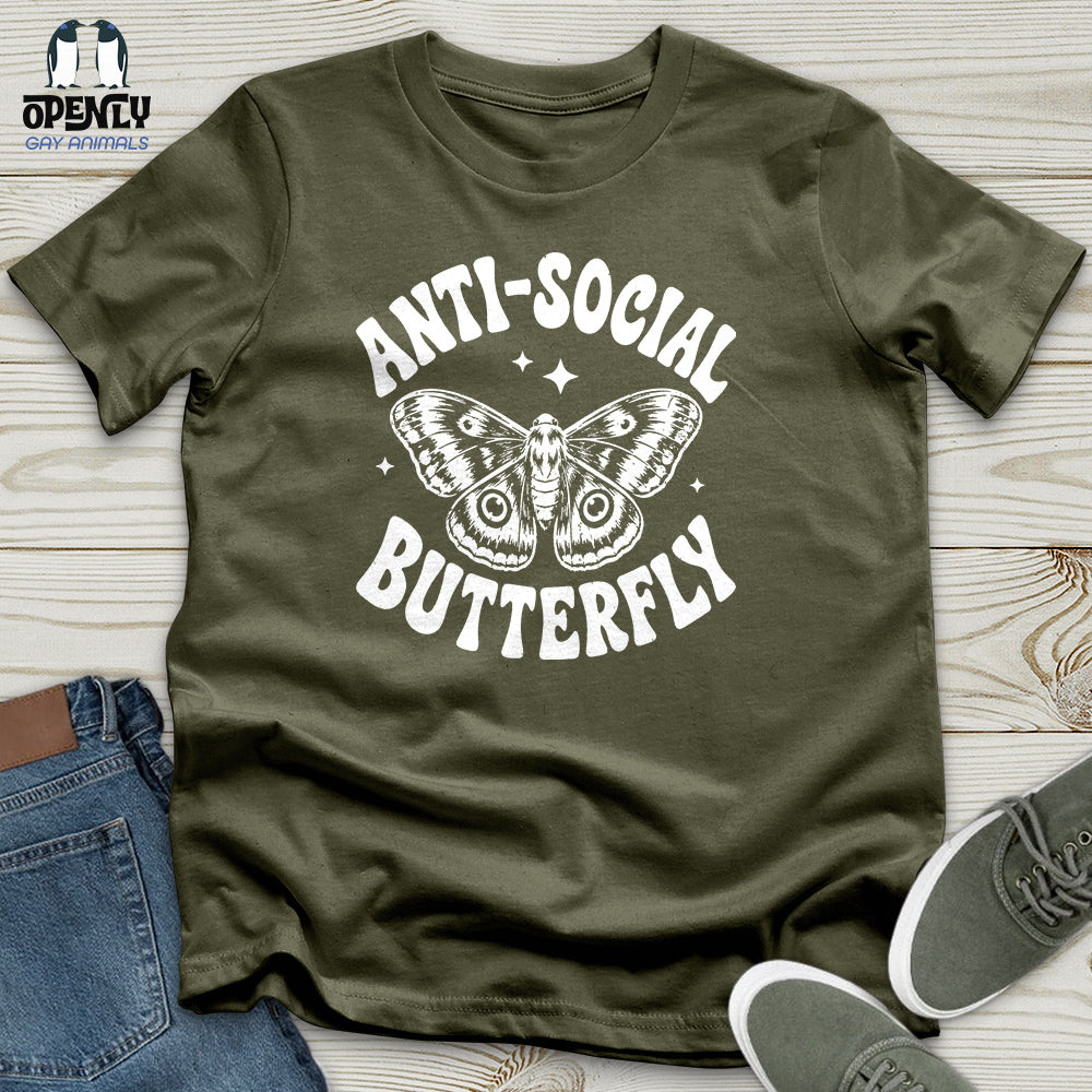 Anti-Social Butterfly Unisex T-Shirt