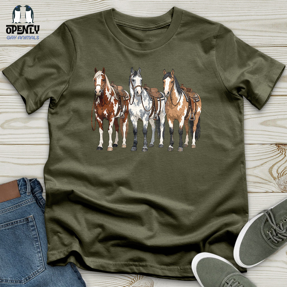 Western Horses Unisex T-Shirt