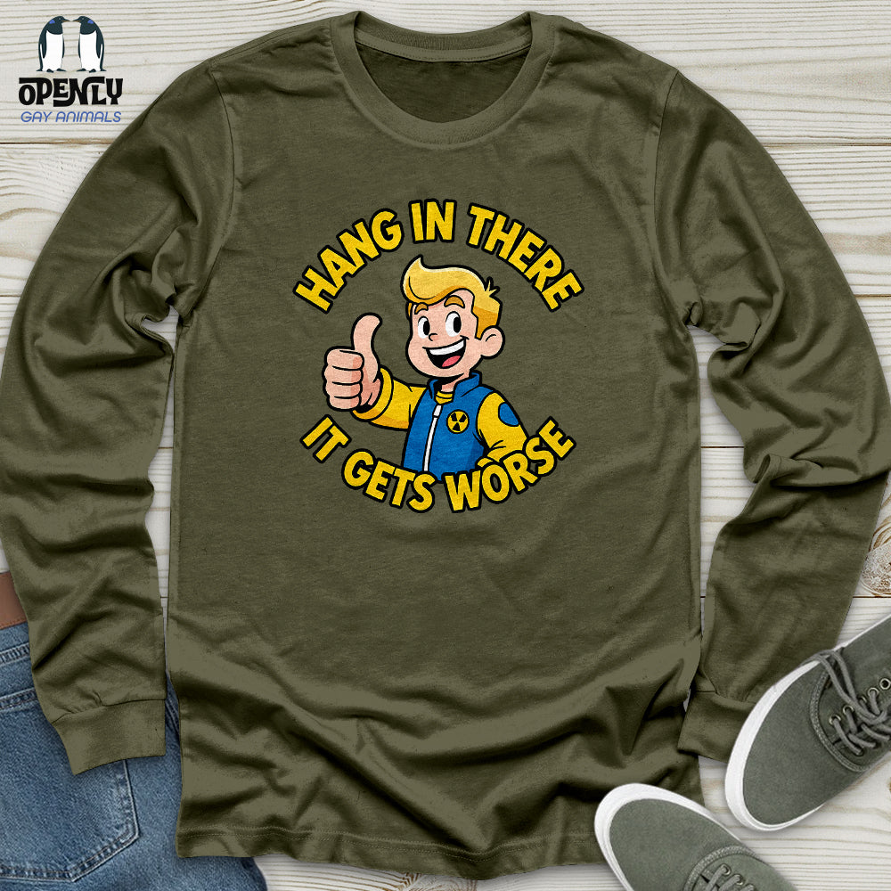 Hang In There Unisex Long Sleeve Tee