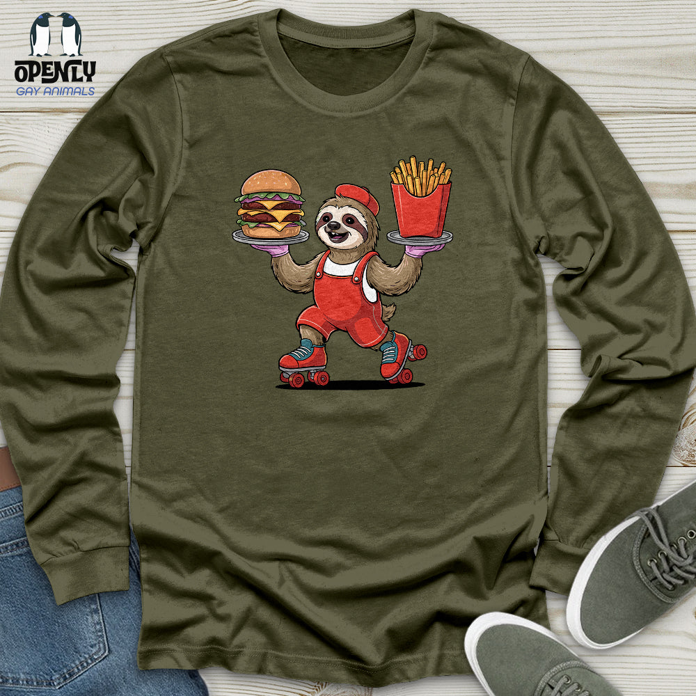 Sloth Server Unisex Long Sleeve Tee