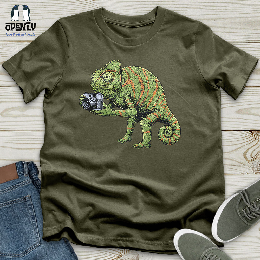 Chameleon Photographer Unisex T-Shirt