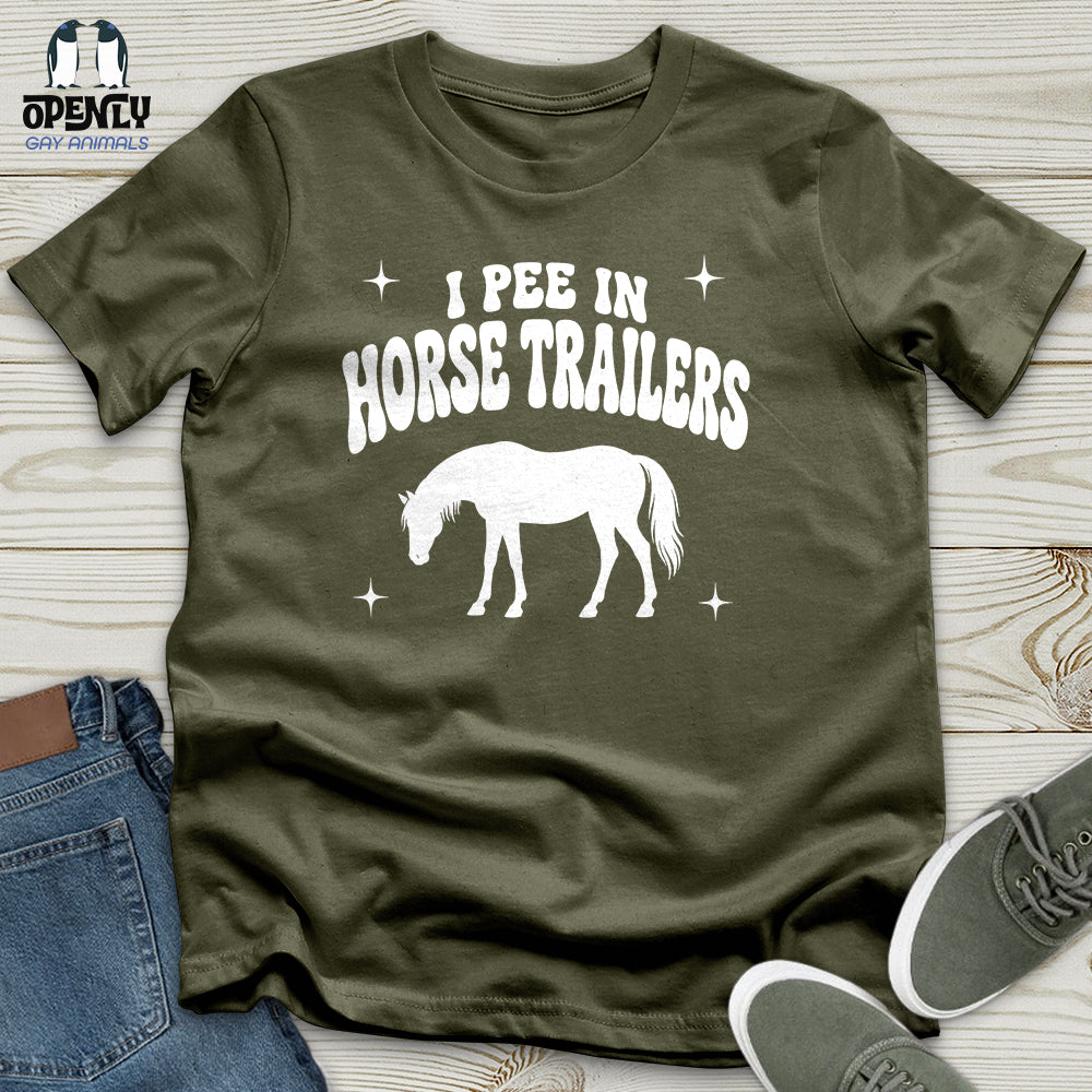 I Pee in Horse Trailers Unisex T-Shirt