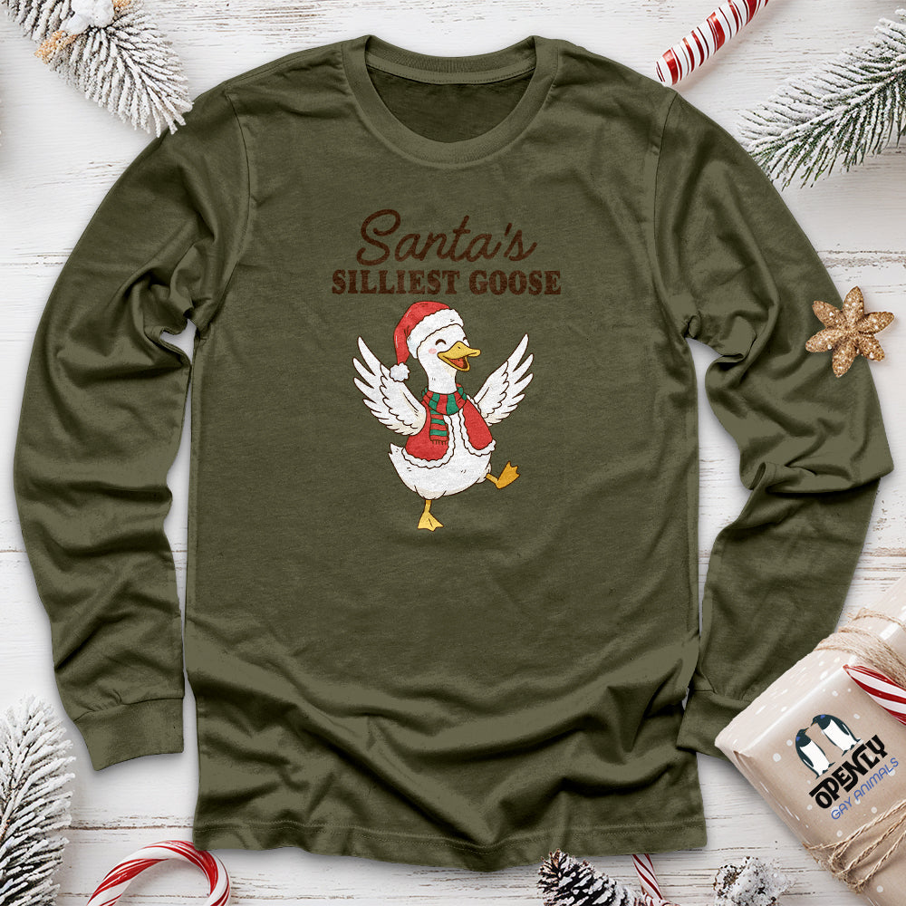 Santa's Silliest Goose 2 Long Sleeve Tee