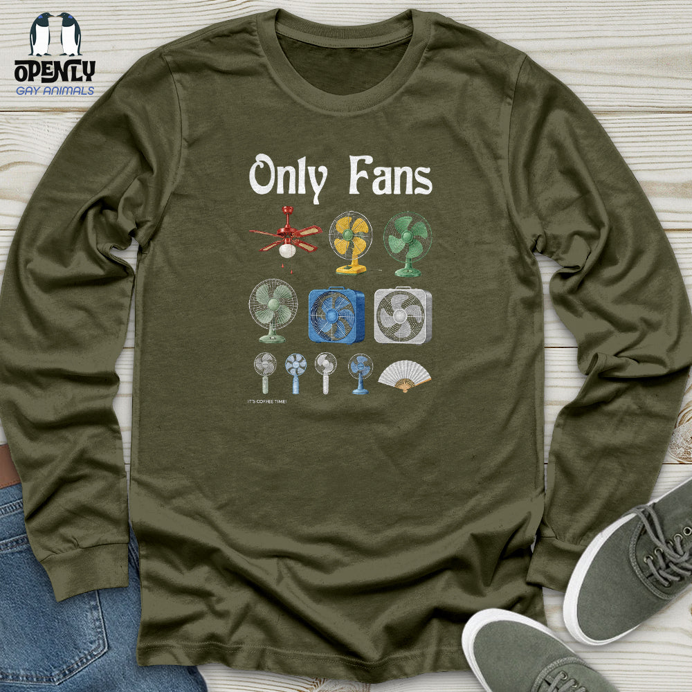 Only Fans It’s Coffee Time! Unisex Long Sleeve Tee